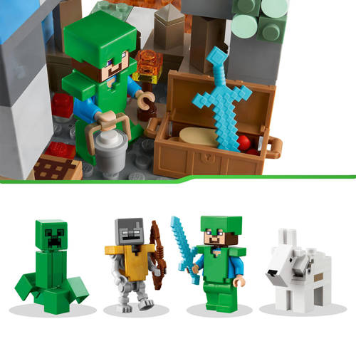 Lego Minecraft De IJsbergtoppen 21243 Bouwset | Bouwset van