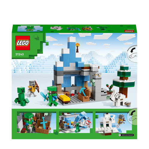 Lego Minecraft De IJsbergtoppen 21243 Bouwset | Bouwset van