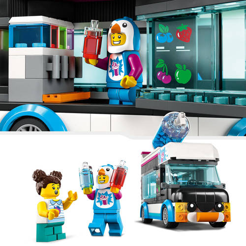 Lego City Pinguïn Slush truck 60384 Bouwset | Bouwset van