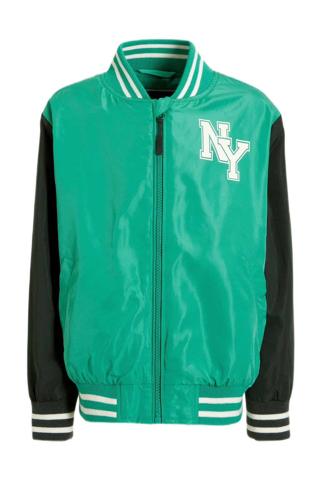 Orange Stars baseball jacket Marten groen