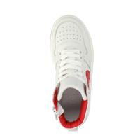 thumbnail: Hip leren sneakers wit/rood