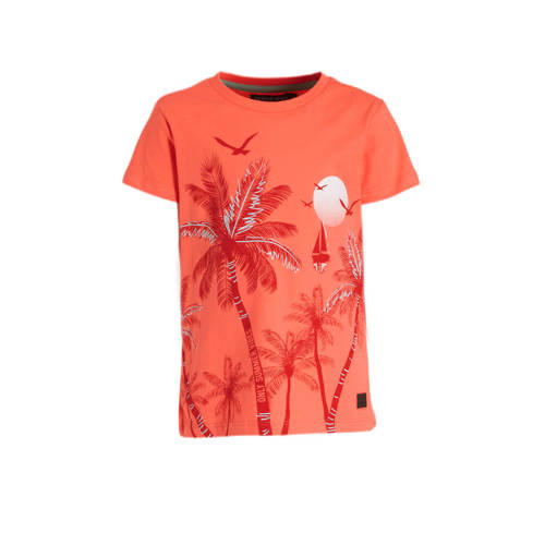 Orange Stars T-shirt Mert met printopdruk oranje Jongens Katoen Ronde hals