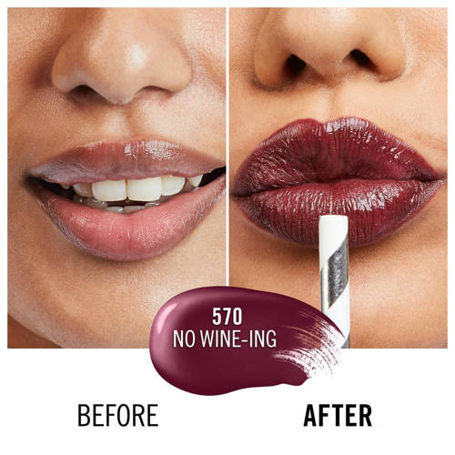 Rimmel London Lasting Provocalips lippenstift 570 No Wine-Ing Paars
