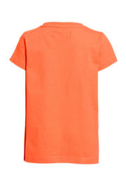 thumbnail: Orange Stars T-shirt Melvin met printopdruk oranje