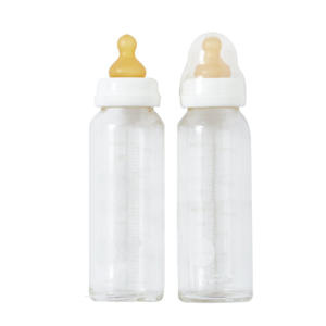 Baby glass bottle 240ml - 2 pack