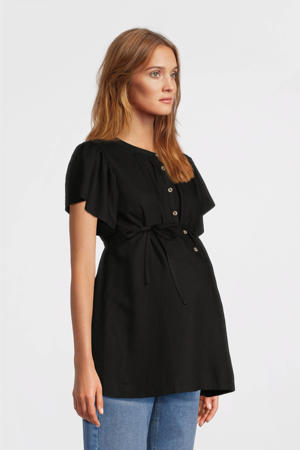 voedingstop Cotia met all over print zwart