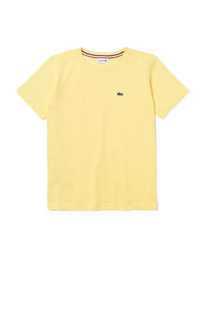T-shirt met logo geel