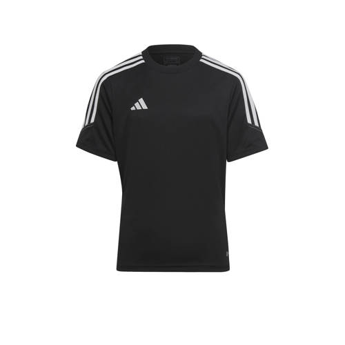 adidas Performance voetbalshirt zwart/wit Sport t-shirt Jongens/Meisjes Polyester Ronde hals
