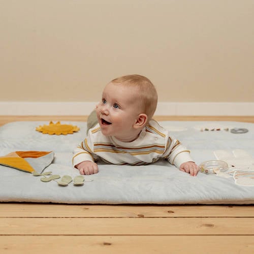 nijntje x Little Dutch Vintage Boxkleed Sunny Stripes Blauw