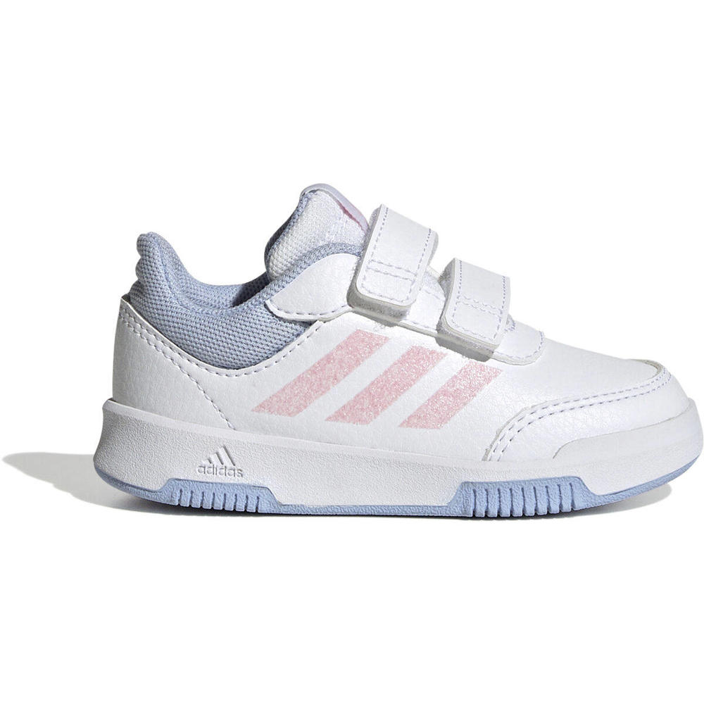 Wit, paars en roze jongens en meisjes adidas Sportswear Tensaur Sport 2.0 CF sneakers van imitatieleer met veters