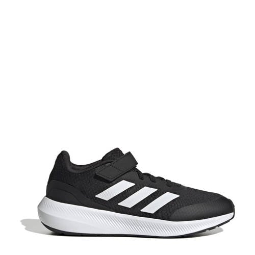 adidas Sportswear Runfalcon 3.0 hardloopschoenen zwart/wit Jongens/Meisjes Mesh