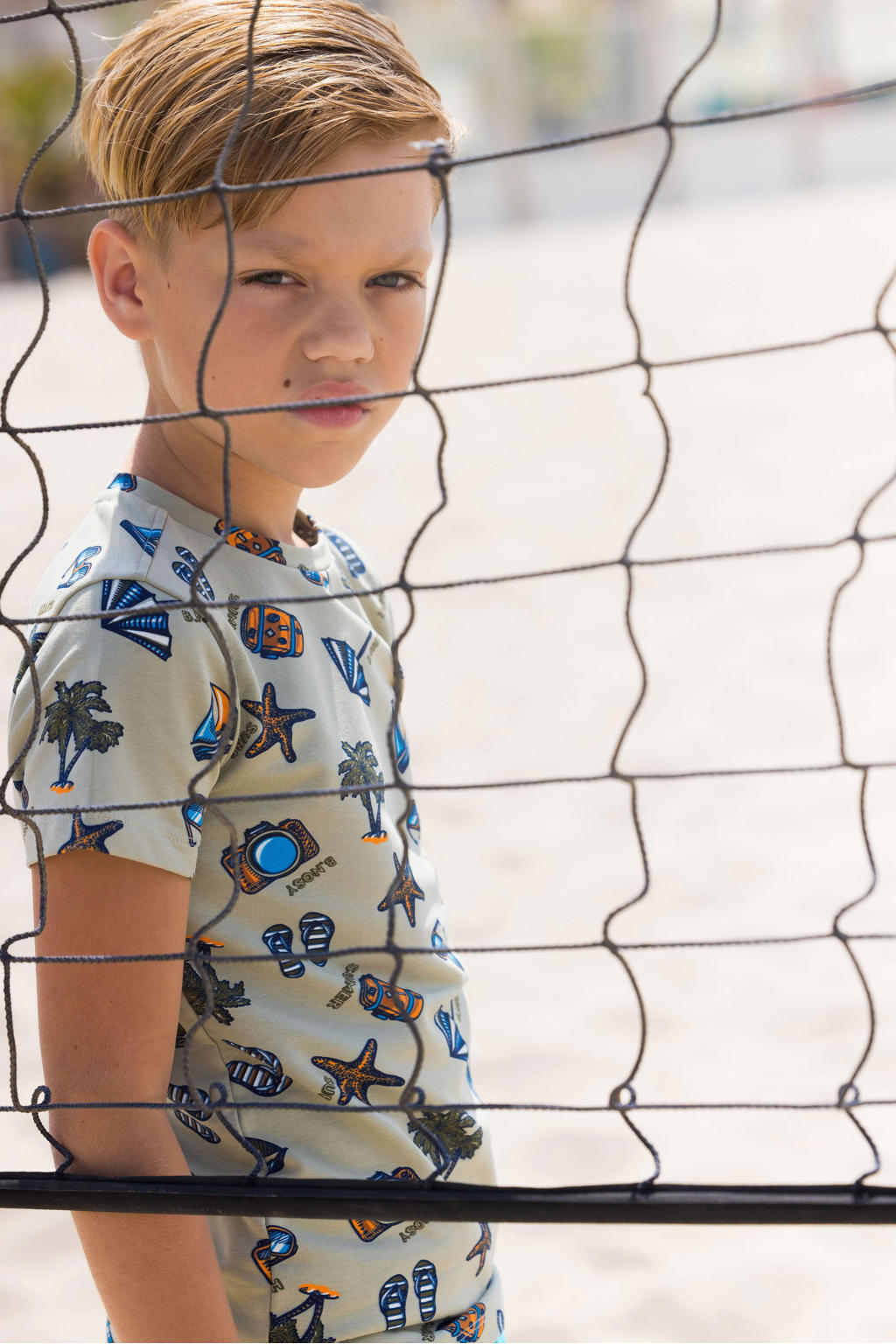 B.Nosy Tshirt B.Ontour met all over print lichtgoren/multicolor