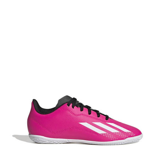 adidas Performance X Speedportal.4 indoor zaalvoetbalschoenen fuchsia/wit/zwart Roze Jongens/Meisjes Imitatieleer - 28