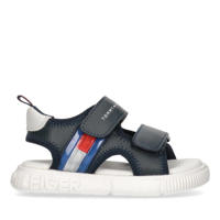 thumbnail: Zwarte jongens Tommy Hilfiger sandaal van synthetisch materiaal met klittenband