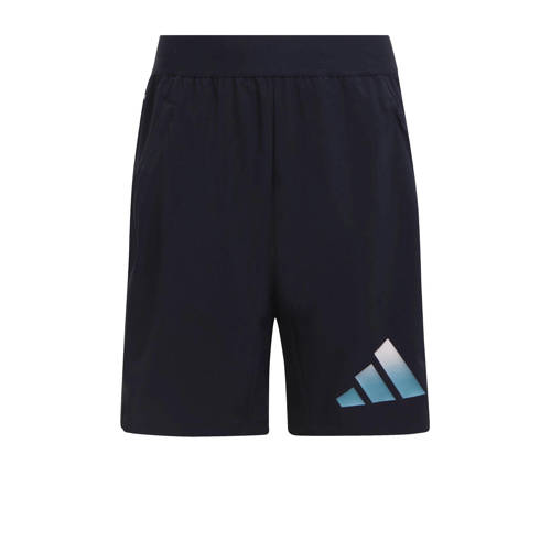 adidas Sportswear sportshort donkerblauw Sportbroek Jongens/Meisjes Polyester 