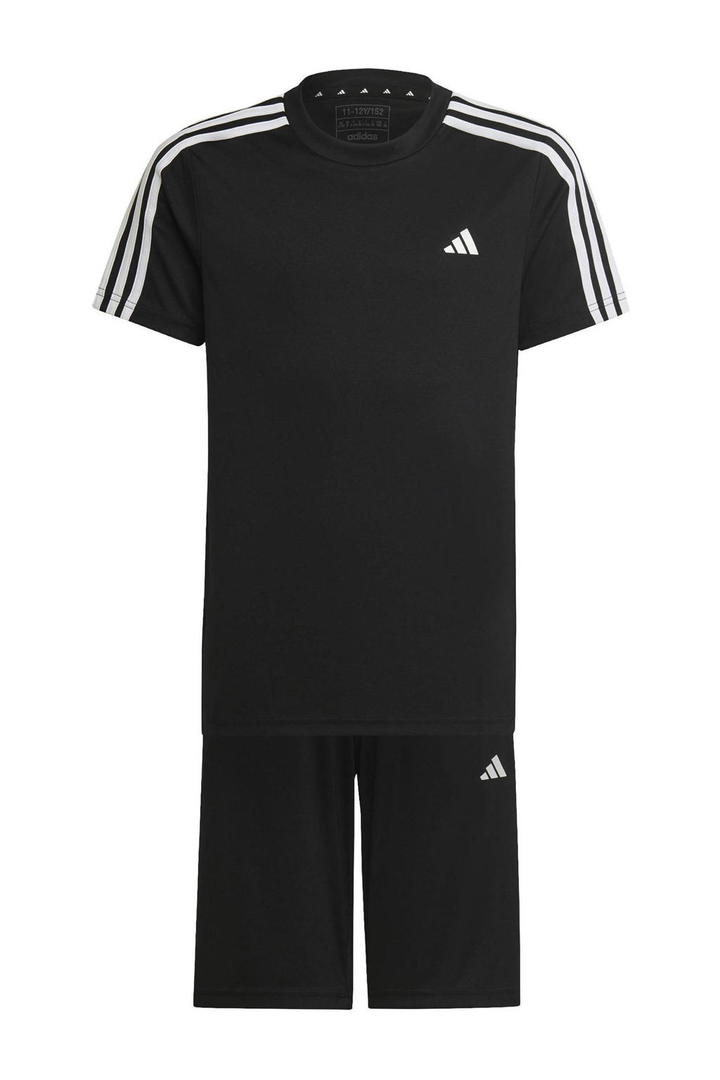 adidas Sportswear T-shirt + short zwart