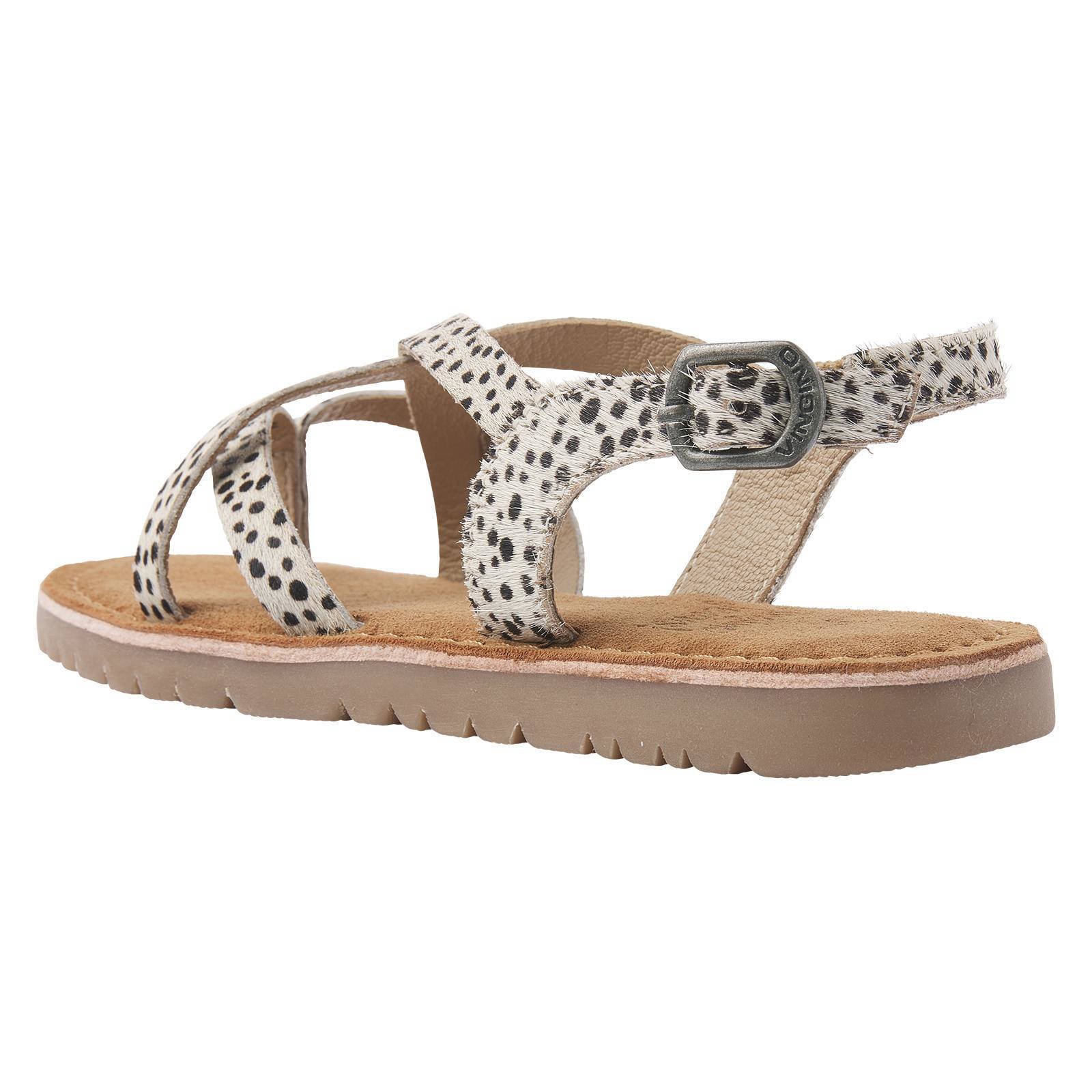 Sandalen discount met dierenprint