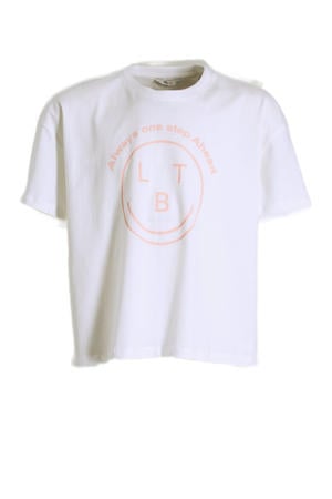 T-shirt ROZEFE met printopdruk off white