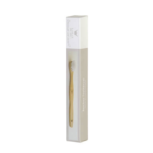 BamBam Bamboo Toothbrush Toiletartikel Ecru | Toiletartikel van