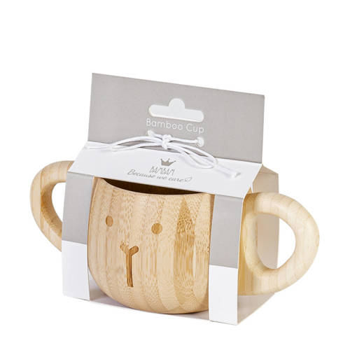 BamBam Bamboo Cup Drinkbeker Ecru | Drinkbeker van