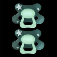 thumbnail: Difrax Natural Fopspeen - 12+ Maanden - Glow in the Dark - 2 st.