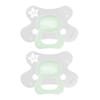 Difrax Natural Fopspeen - 12+ Maanden - Glow in the Dark - 2 st.