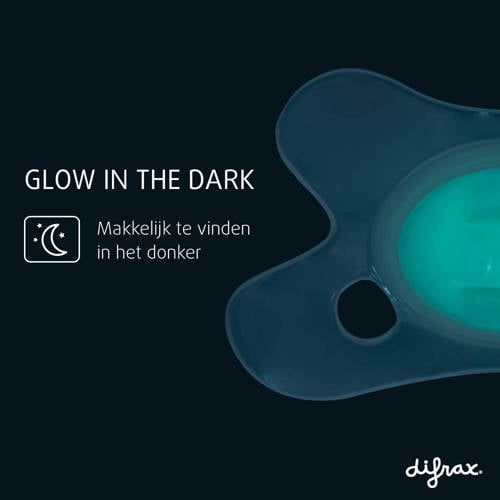 Difrax Natural Fopspeen 0 tot 6 Maanden Woezel en Pip 2 stuks