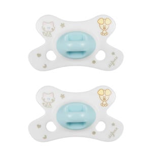 Fopspeen - 0 tot 6 Maanden - Woezel en Pip - Glow in the Dark - 2 st.