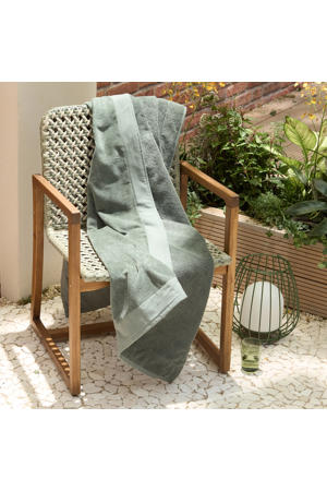 strandlaken Edge - groen (velours) (200x100 cm)