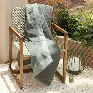 strandlaken Edge - groen (velours) (200x100 cm)