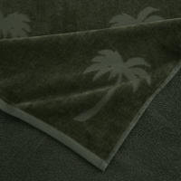 thumbnail: BEACHWAVE strandlaken Palm (donkergroen) (200x100 cm)