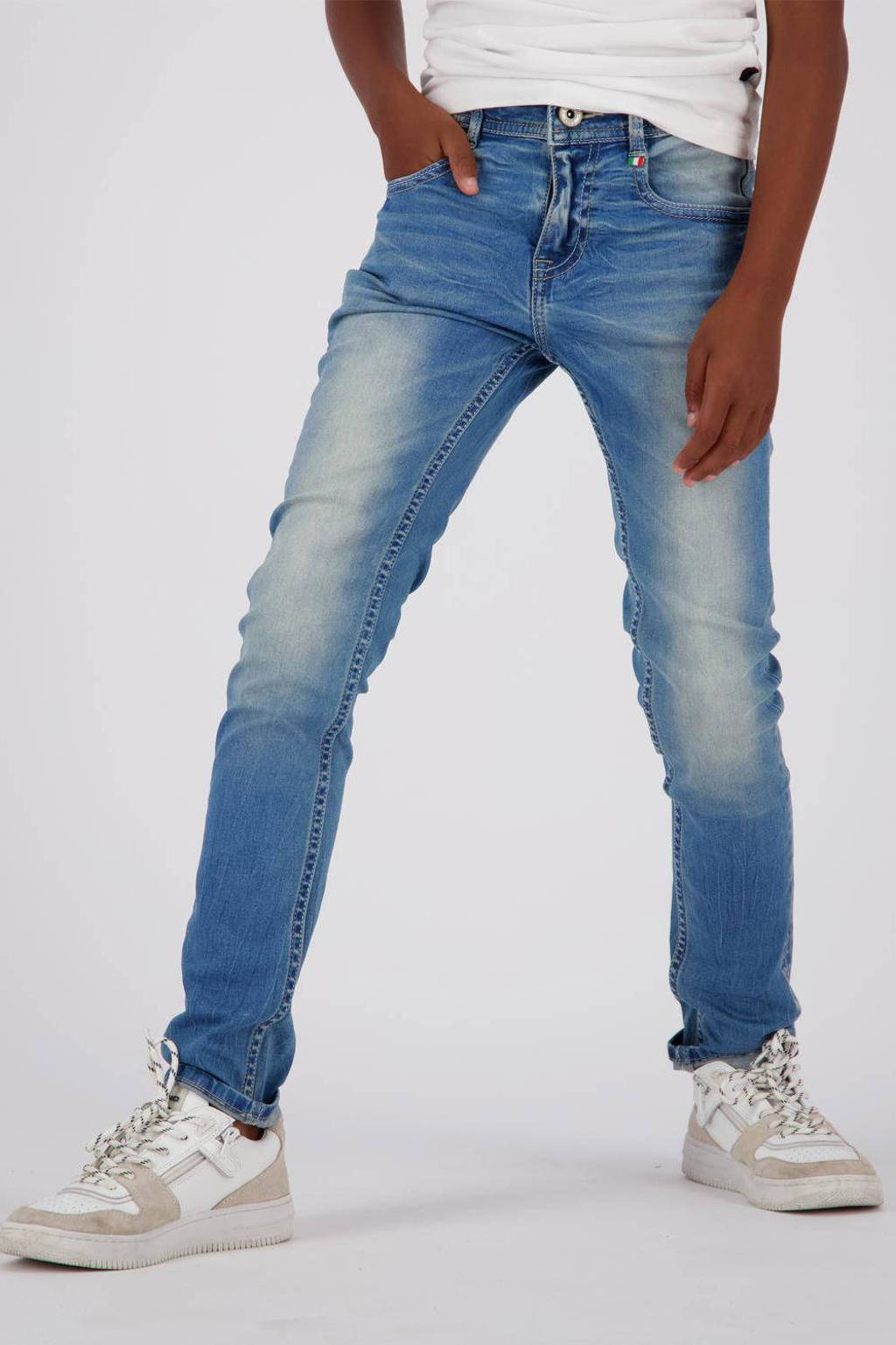 skinny jeans APACHE mid blue wash