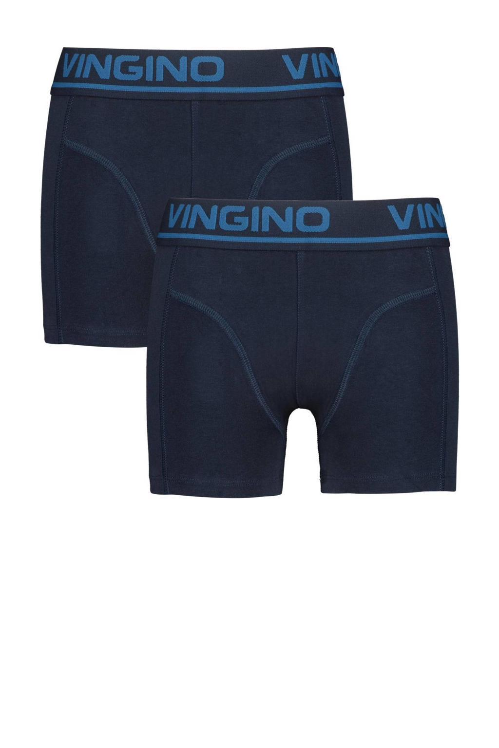 Vingino   boxershort - set van 2 donkerblauw