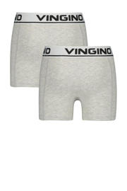 thumbnail: Vingino   boxershort - set van 2 grijs melange