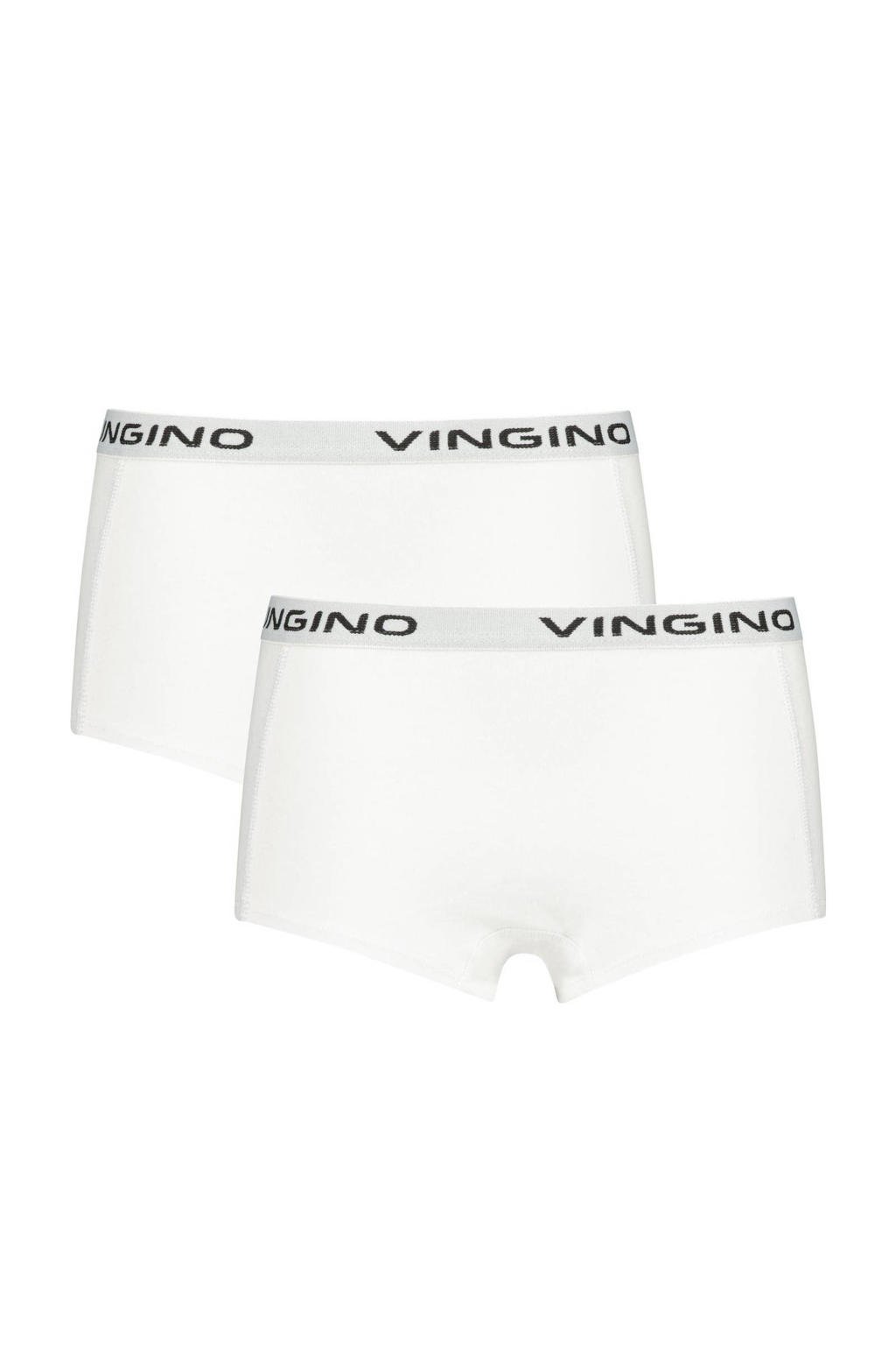 Vingino shorts - set van 2 wit