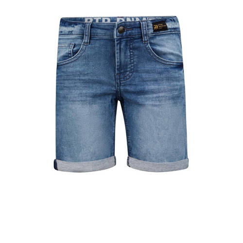 Retour Jeans short Loeks medium blue denim Korte broek Blauw Jongens Stretchdenim 