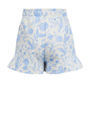 thumbnail: Retour Jeans gebloemde short Ruth wit/blauw