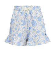 thumbnail: Retour Jeans gebloemde short Ruth wit/blauw