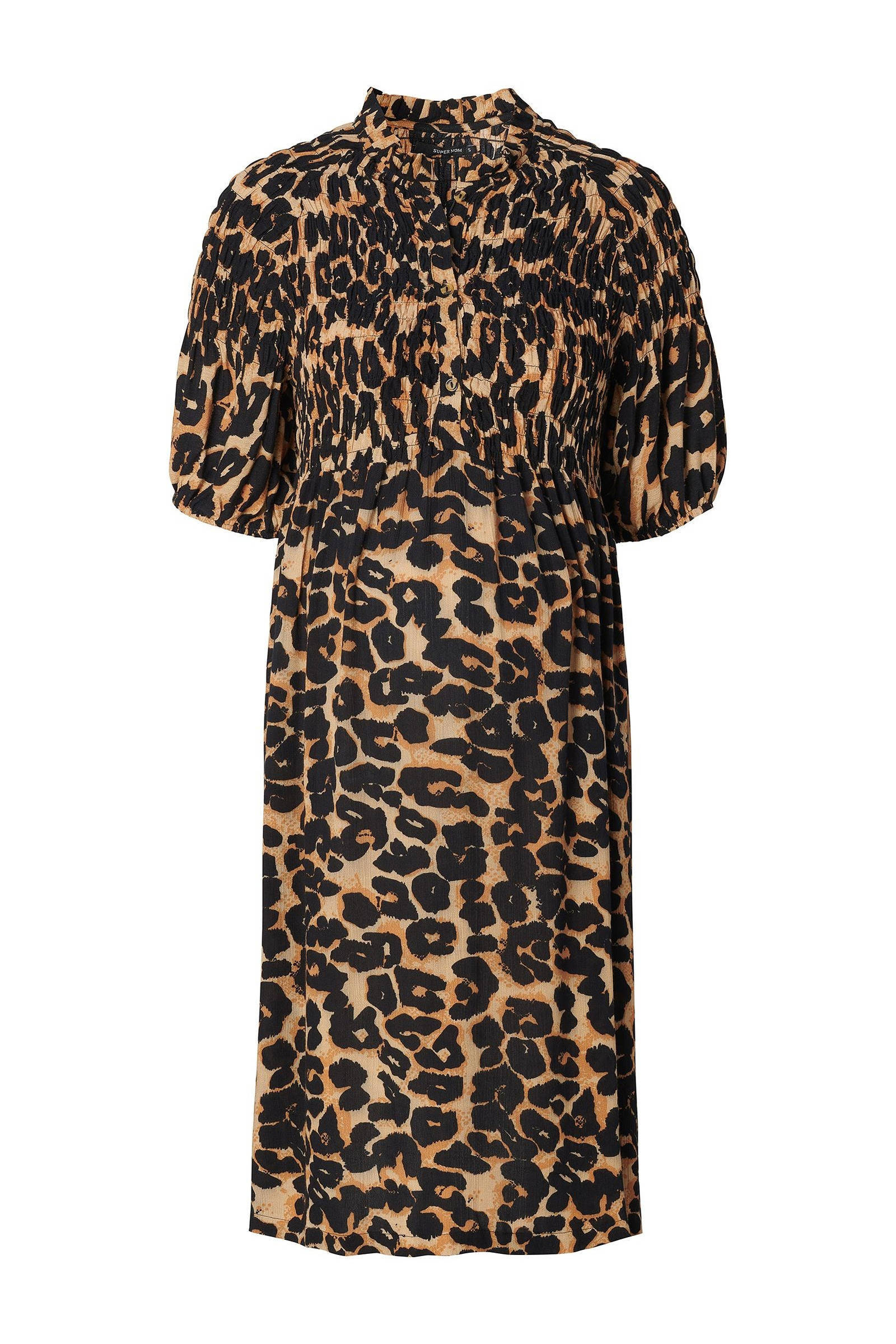 Supermom jurk leopard sale