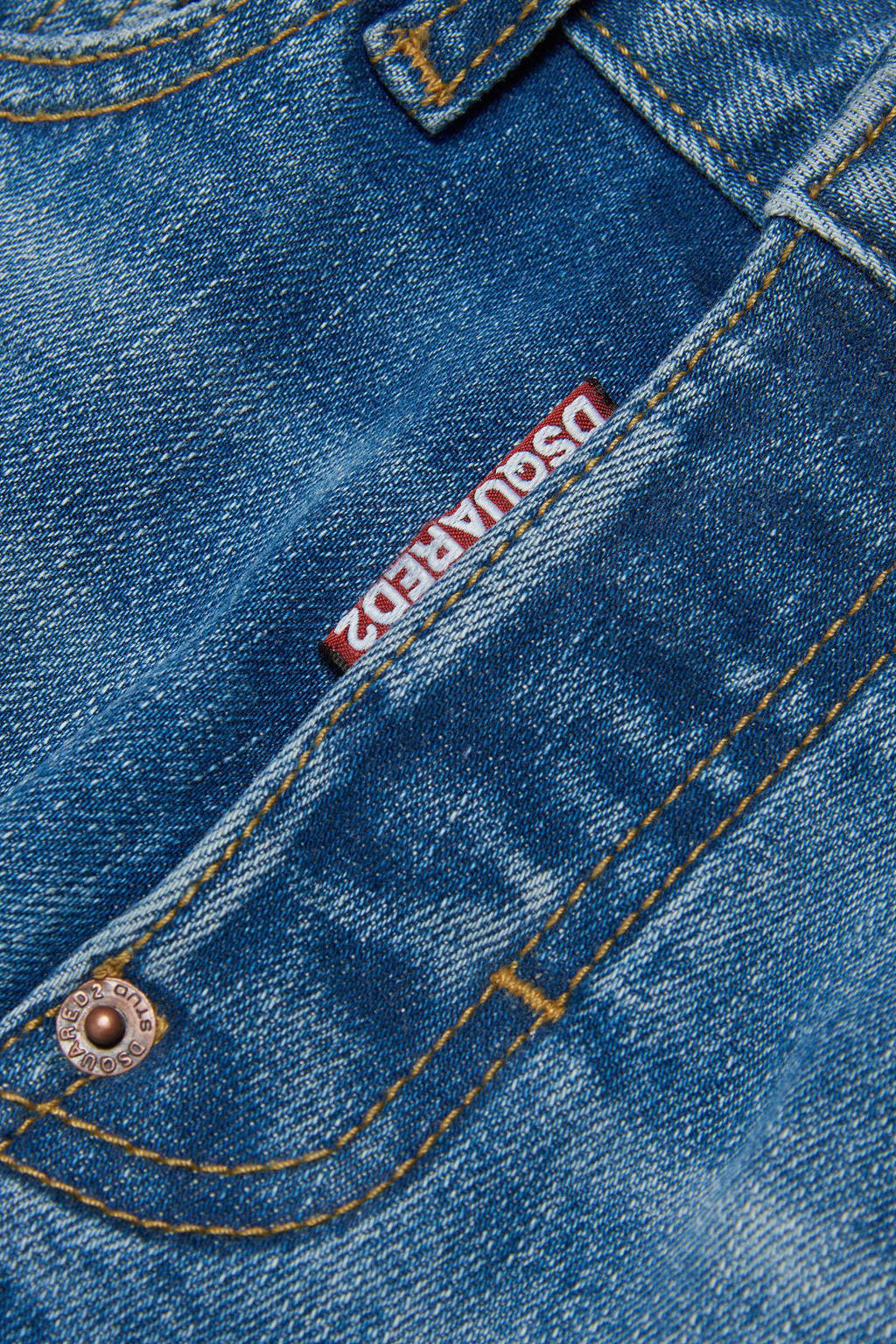 Dsquared tapered fit jeans blue denim