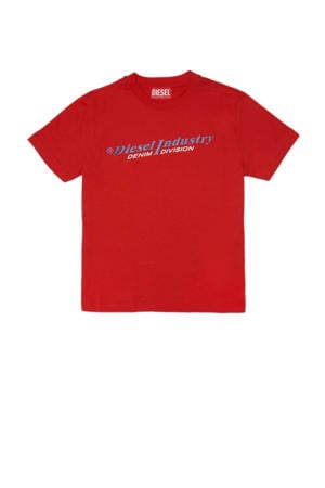 T-shirt met logo rood