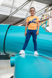 thumbnail: TYGO & vito T-shirt met printopdruk oranje