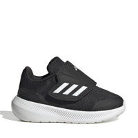 thumbnail: Zwart en witte jongens en meisjes adidas Sportswear Runfalcon 3.0 sneaker van mesh met klittenband