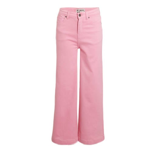 Me & My Monkey high waist wide leg jeans Macha prism pink Roze Meisjes Denim