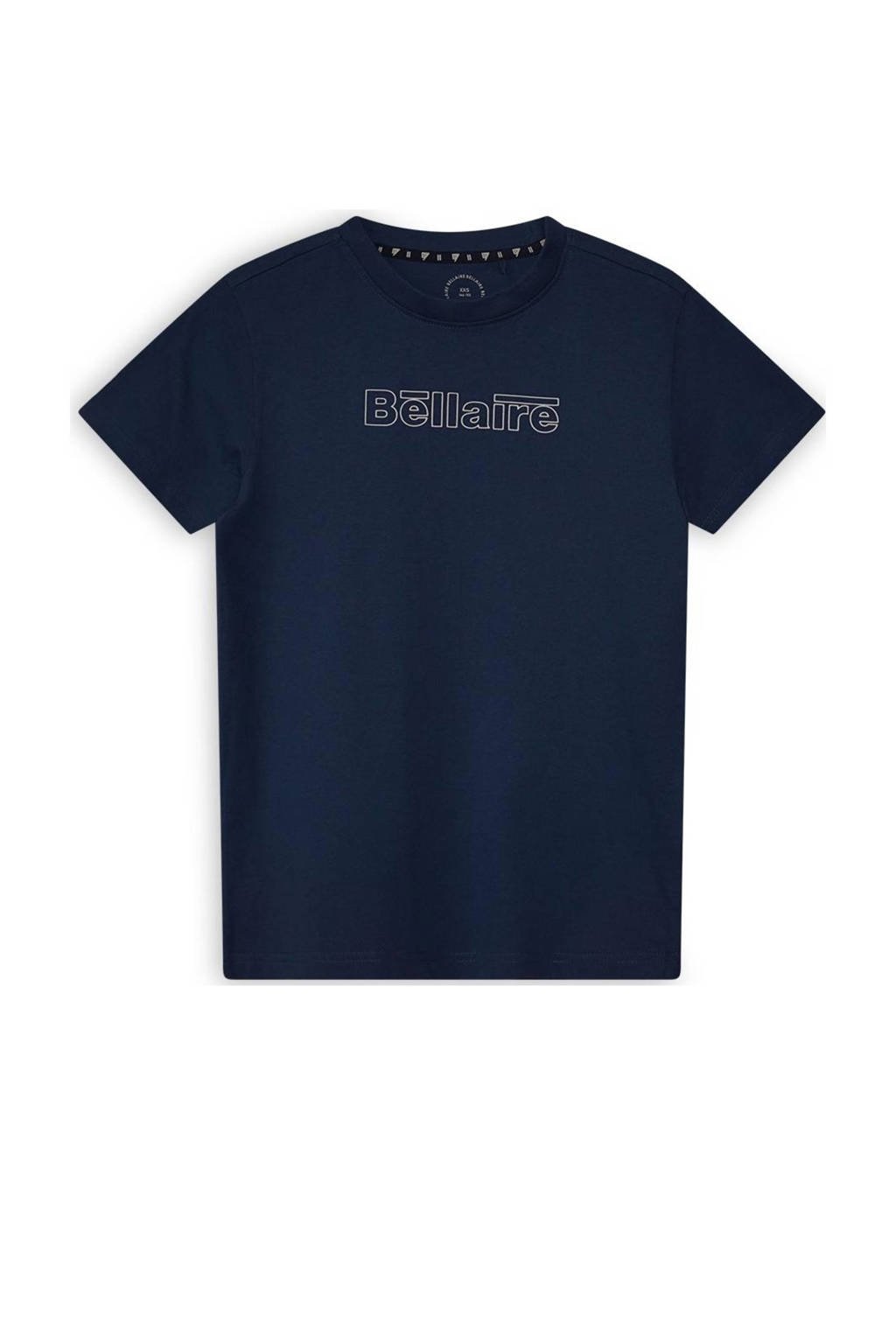 T-shirt met logo donkerblauw