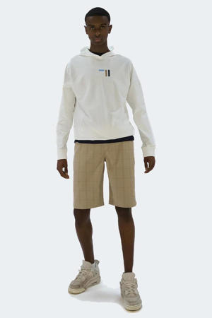 hoodie met printopdruk wit