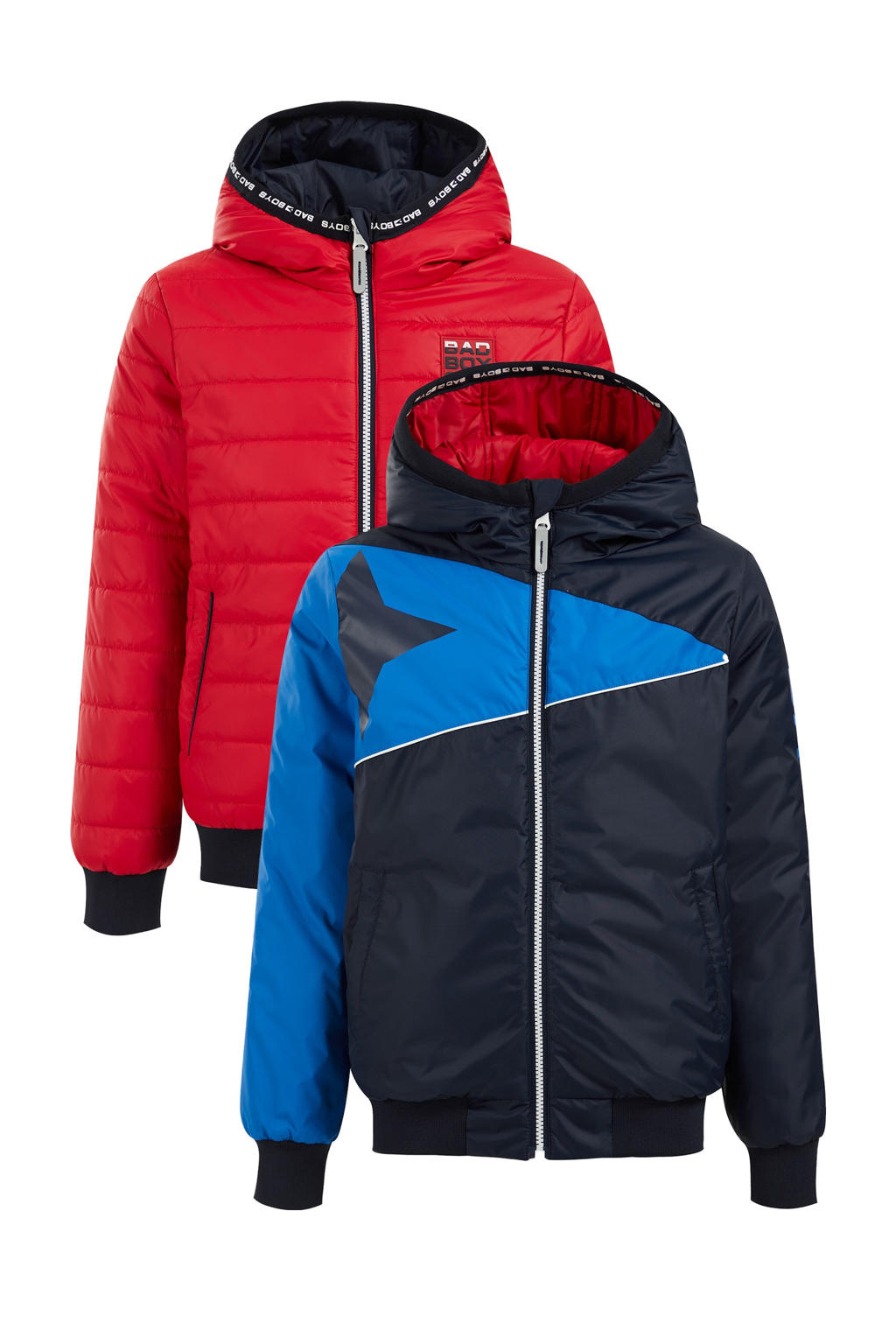 Noppies Boys Jacket Loja Reversible Check jongens Jas Noppies Boys Jacket Loja Reversible Check jongens Jas