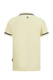 thumbnail: Retour Jeans polo Lucas lichtgeel/donkerblauw