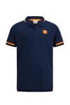 Donkerblauw/oranje