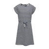 KIDS ONLY GIRL gestreepte A-lijn jurk KONMAY donkerblauw/wit